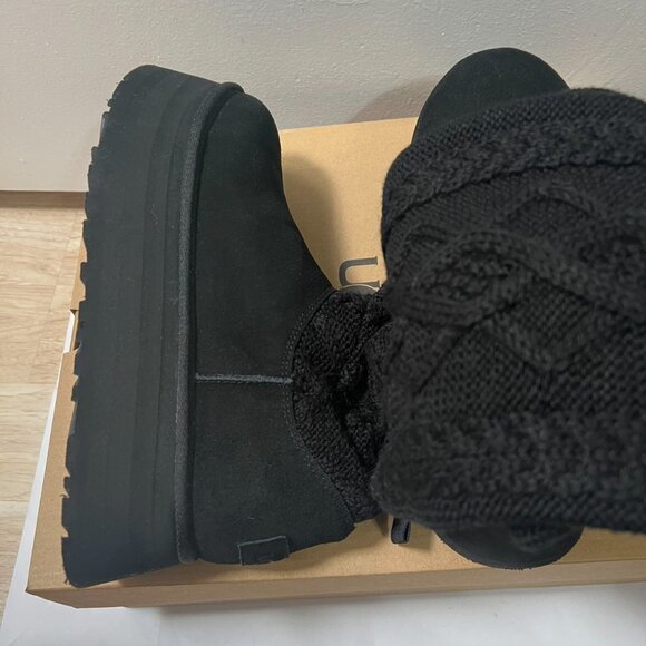 UGG Classic Sweater Letter Boot - Picture 3 of 7